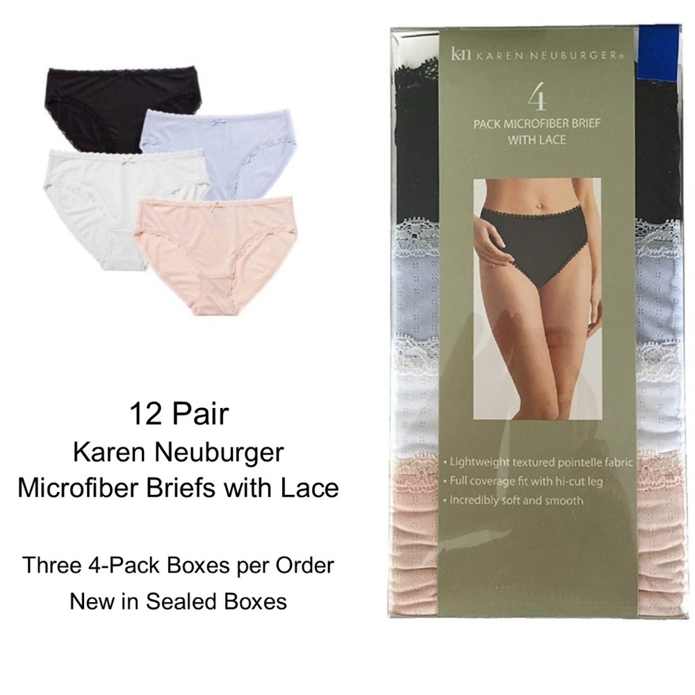 Karen Neuburger Panties Microfiber 8-PACK 2 Boxes